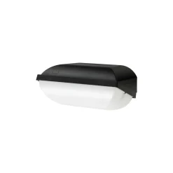 Philips LED Säkerhet Coreline BWC110 Svart 9W 900lm - 830 Varm Vit | 242x110mm - IP54