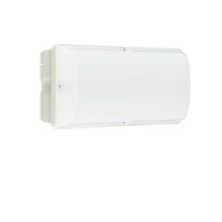 Philips LED Säkerhet Ledinaire WL055V Vit 8W 630lm - 840 Kallvit | 374x150mm - IP65 - 3 Timmar Nödbelysning