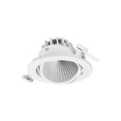 Philips LED Spot Greenspace Accent Cardanic Aluminium Vit 33W 2800lm 24D - 950 Kallvit | 163mm - IP20 - Bästa Färgåtergivning - Interact Dimbar