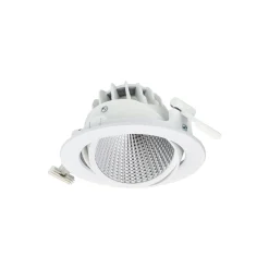 Philips LED Spot Greenspace Accent Cardanic Aluminium Vit 33W 2800lm 24D - 950 Kallvit | 163mm - IP20 - Bästa Färgåtergivning - Interact Dimbar