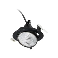 Philips LED Spot Greenspace Accent Elbow Aluminium Svart 22.5W 2900lm 36D - 827 Extra Varm Vit | 163mm - IP20