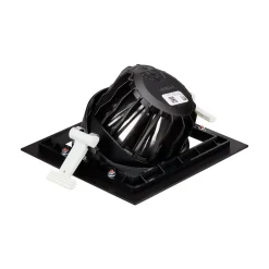 Philips LED Spot Greenspace Accent Gridlight Aluminium Svart 23W 2700lm 36D - 930 Varm Vit | 154mm - IP20 - Bästa Färgåtergivning - Dali Dimbar