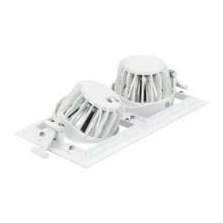 Philips LED Spot Greenspace Accent Gridlight Aluminium Vit 60W 3900lm 36D - 930 Varm Vit | 154mm - IP20 - Bästa Färgåtergivning - Dali Dimbar