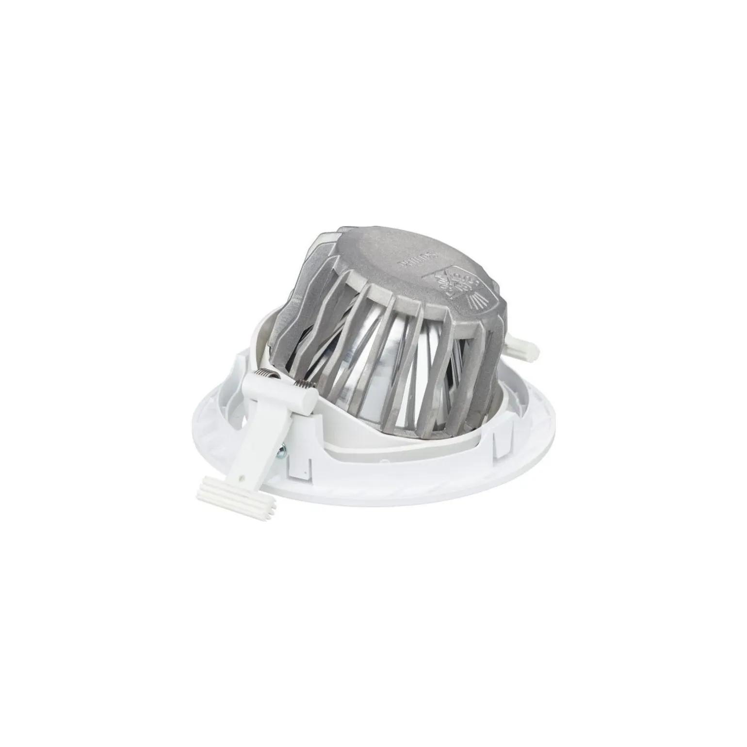 Philips LED Spot Greenspace Accent Cardanic Aluminium Vit 31W 3900lm 36D - 930 Varm Vit | 163mm - IP20 - Bästa Färgåtergivning - Dali Dimbar