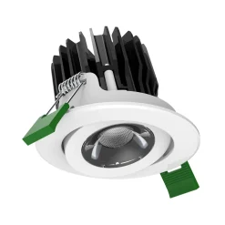 Philips LED Spot RS156B CoreLine Aluminium Vit 10.2W 1080lm 36D - 840 Kallvit | 85mm - Utskärning 68mm - IP20/44 - Dimbar