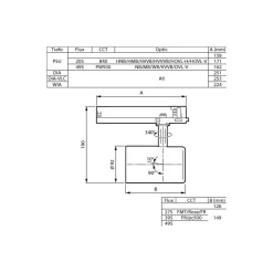 Philips LED Spårbelysning GreenSpace Evo Projektor Vit 20.5W 2700lm 41x80D - 830 Varm Vit
