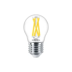 Philips MASTER LED E27 Boll Filament Klar 3.5W 470lm - 922-927 Dim To Warm | Bästa Färgåtergivning - Dimbar - Ersättare 40W