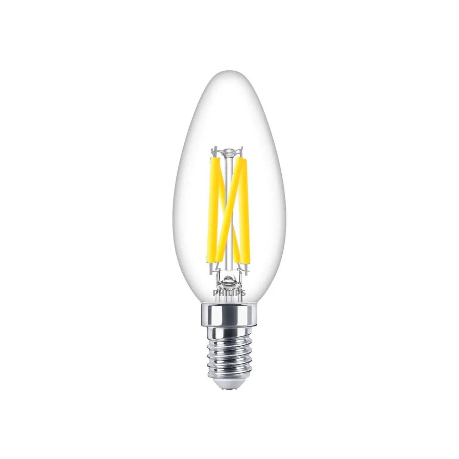Philips MASTER LED E14 Kronljus Filament Klar 5.9W 806lm - 922-927 Dim To Warm | Bästa Färgåtergivning - Dimbar - Ersättare 60W