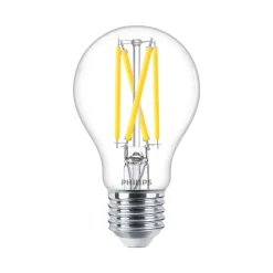 Philips Master LED E27 Päron Filament Klar 5.9W 806lm - 922-927 Dim To Warm | Bästa Färgåtergivning - Dimbar - Ersättare 60W