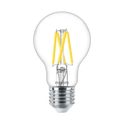 Philips Master LED E27 Päron Filament Klar 3.4W 470lm - 922-927 Dim To Warm | Bästa Färgåtergivning - Dimbar - Ersättare 40W