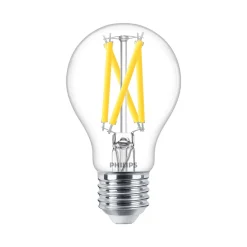 Philips Master LED E27 Päron Filament Klar 7.2W 1055lm - 922-927 Dim To Warm | Bästa Färgåtergivning - Dimbar - Ersättare 75W