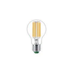 Philips MASTER LED Lampa Ultra Efficient E27 Päron Klar 5.2W 1095lm - 830 Varm Vit | Ersättare 75W