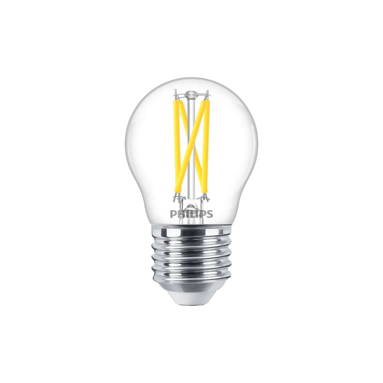 Philips MASTER LED Lustre E27 Boll Filament Klar 2.5W 340lm - 922-927 Dim To Warm | Bästa Färgåtergivning - Dimbar - Ersättare 25W