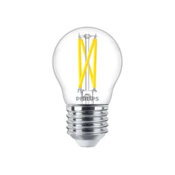Philips MASTER LED Lustre E27 Boll Filament Klar 2.5W 340lm - 922-927 Dim To Warm | Bästa Färgåtergivning - Dimbar - Ersättare 25W