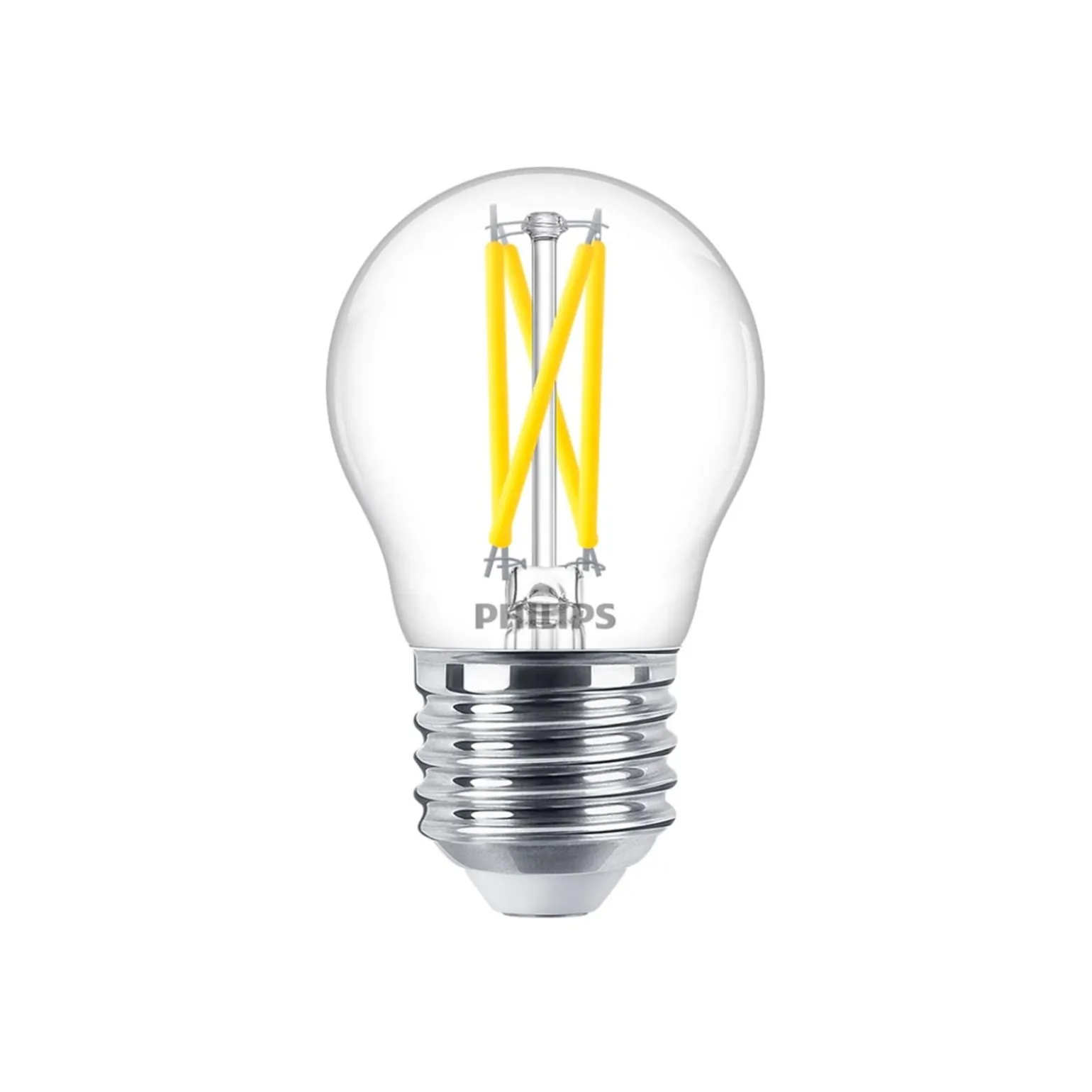Philips MASTER LED Lustre E27 Boll Filament Klar 2.5W 340lm - 922-927 Dim To Warm | Bästa Färgåtergivning - Dimbar - Ersättare 25W
