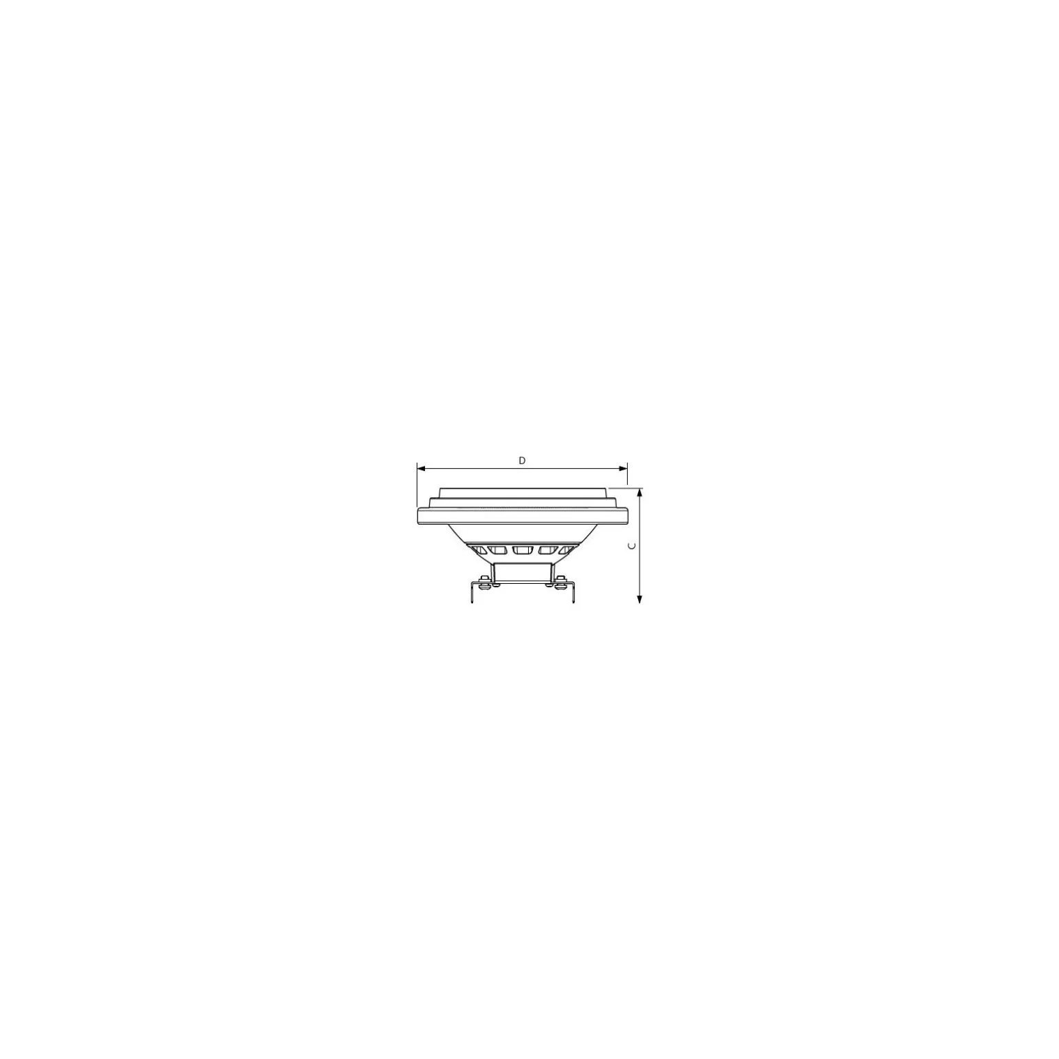 Philips MASTER LED Spot G53 AR111 10.8W 600lm 24D - 927 Extra Varm Vit | Bästa färgåtergivning - Dimbar - Ersättare 50W