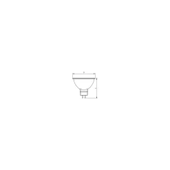 Philips Master LED Spot GU5.3 MR16 7.5W 621lm 36D - 922-927 Dim To Warm | Bästa Färgåtergivning - Dimbar - Ersättare 50W