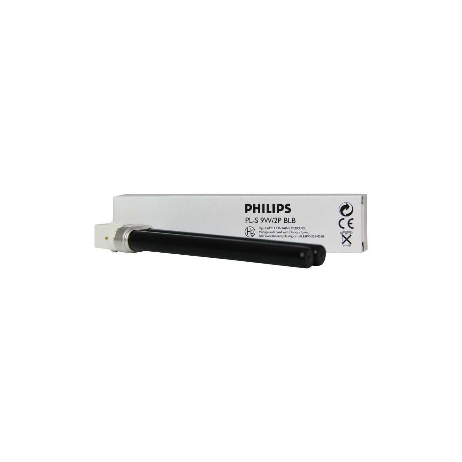 Philips MASTER PL-S 9W - Blacklight Blå | 2-Stift