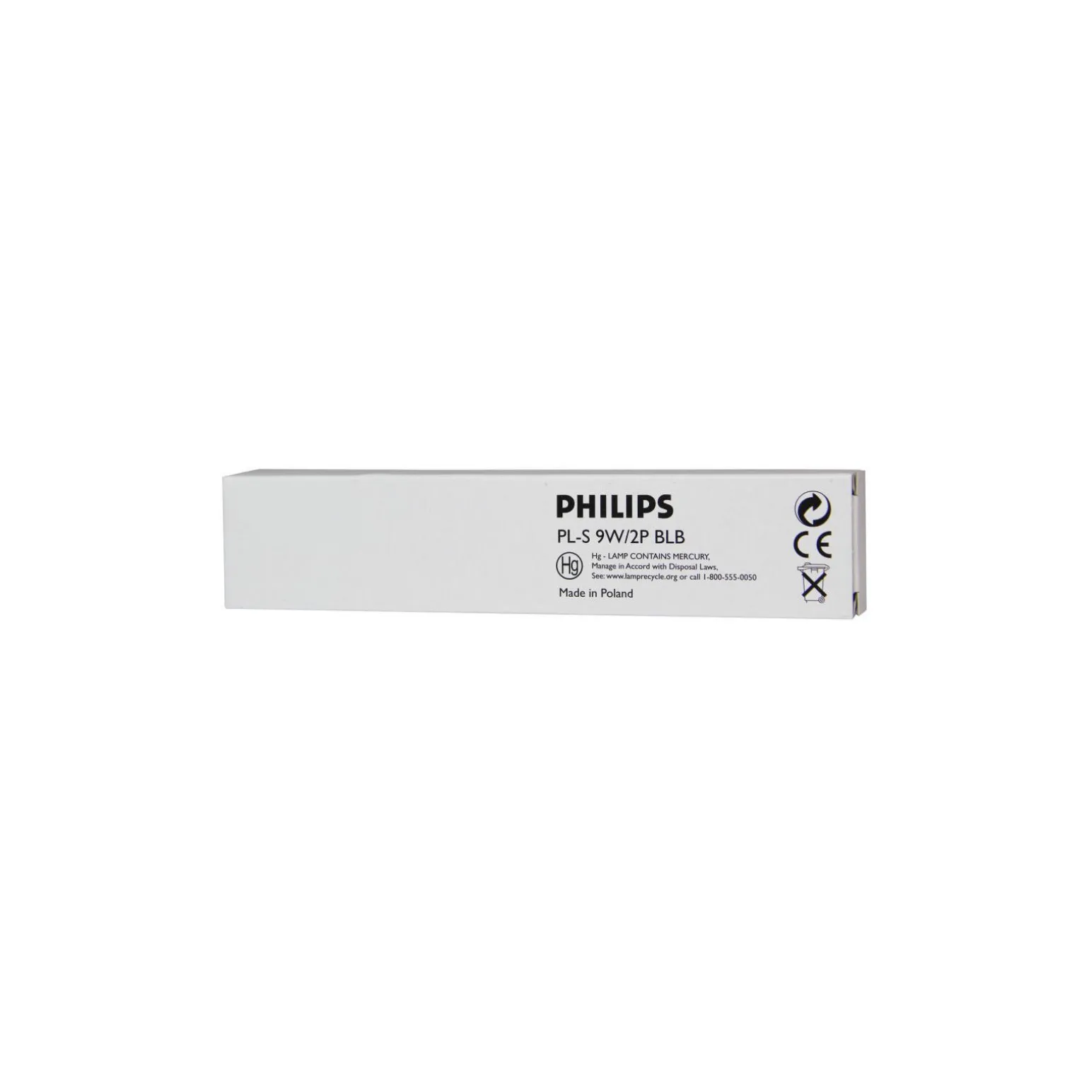 Philips MASTER PL-S 9W - Blacklight Blå | 2-Stift