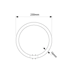Philips MASTER TL5C Cirkulär 22W - 830 Varm Vit | 22cm