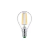 Philips Master Ultra Efficient LED E14 Päron Filament Klar 2.3W 485lm - 827 Extra Varm Vit | Ersättare 40W