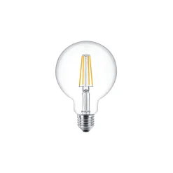 Philips MASTER Value LED Globe E27 120mm Filament Klar 5.9W 806lm - 927 Extra Varm Vit | Bästa färgåtergivning - Ersättare 60W