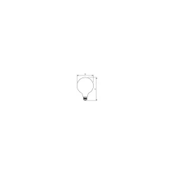 Philips MASTER Value LED Globe E27 120mm Filament Klar 5.9W 806lm - 927 Extra Varm Vit | Bästa färgåtergivning - Ersättare 60W