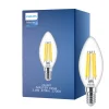 Philips MASTER Value LED Kronljus E14 Filament Klar 3.4W 470lm - 927 | Bästa färgåtergivning - Dimbar – Ersättare 40W