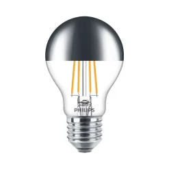Philips MASTER Value LED Lampa E27 Päron Mirror 7.2W 650lm – 827 Extra Varm Vit | Bästa färgåtergivning - Dimbar - Ersättare 60W
