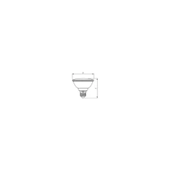 Philips Master Value LED Lampa Reflektor E27 PAR30 9.5W 740lm 25D - 927 Extra Varm Vit | Bästa färgåtergivning - Dimbar - Ersättare 75W