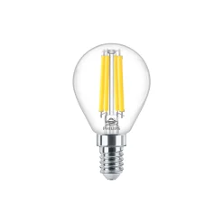 Philips Master Value LED Lustre E14 boll Filament Klar 3.4W 470lm - 927 Extra Varm Vit | Bästa färgåtergivning - Dimbar - Ersättare 40W