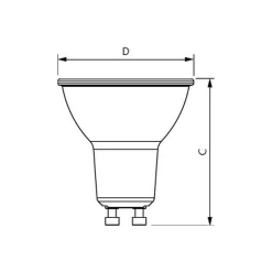 Philips MASTER Value LED Spot GU10 PAR16 5.5W 575lm 36D - 940 Kallvit | Bästa Färgåtergivning - Dimbar - Ersättare 80W