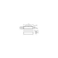 Philips Panel Ytmonterad Set CoreLine RC159Z | 120x30cm