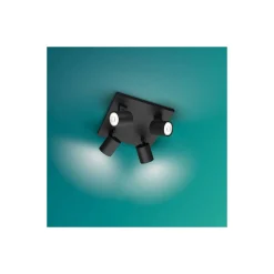 Philips Runner LED Spot Metall Svart | Passande för 4x GU10