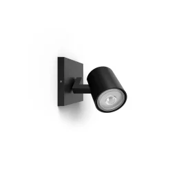 Philips Runner Vägglampa Metall Svart | Passande för 1x GU10