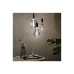 Philips Vintage LED Lampa E27 Tubular Filament Smoke 6.5W 270lm - 840 Kallvit | Dimbar - Ersättare 25W