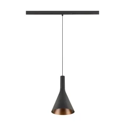 SLV Lalu Pendellampa Aluminium Svart 8W 700lm - 930 Varm Vit | Bästa Färgåtergivning - Dali Dimbar