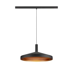 SLV Lalu Pendellampa Aluminium Svart 8W 700lm - 930 Varm Vit | Bästa Färgåtergivning - Dali Dimbar