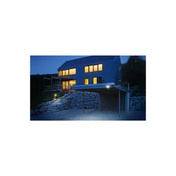 Steinel LED Vägglampa XSolar L-S Silver 150lm - 830 Varm Vit | Solar - Rörelse- Och Ljussensor
