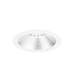 Sylvania LED Downlight Insaver Slim Aluminium Vit 13W 1650lm 70D - 830 Varm Vit | Utskärning 175mm - IP44 - UGR <19