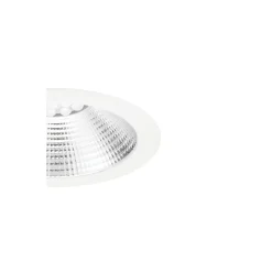 Sylvania LED Downlight Insaver Slim Aluminium Vit 13W 1650lm 70D - 830 Varm Vit | Utskärning 175mm - IP44 - UGR <19