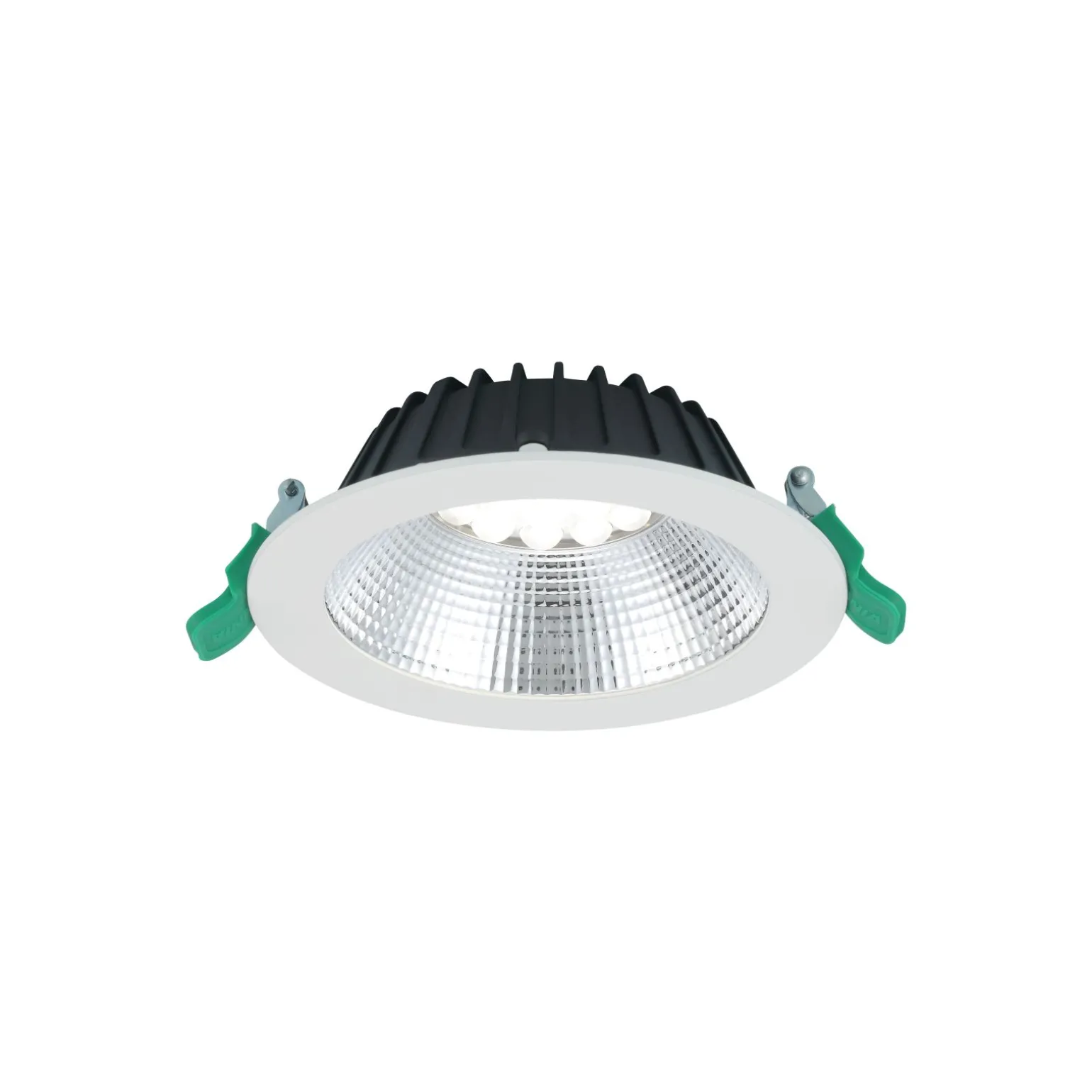 Sylvania LED Downlight Insaver Slim Aluminium Vit 1150lm 70D - 830 Varm Vit | Utskärning 150mm - IP44 - UGR <19