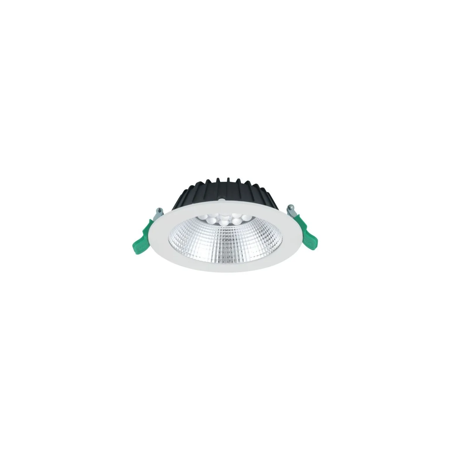 Sylvania LED Downlight Insaver Slim Aluminium Vit 1150lm 70D - 830 Varm Vit | Utskärning 150mm - IP44 - UGR <19