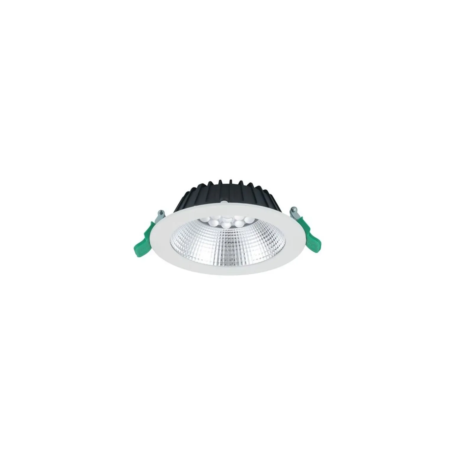 Sylvania LED Downlight Insaver Slim Aluminium Vit 1150lm 70D - 830 Varm Vit | Utskärning 150mm - IP44 - UGR <19