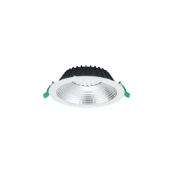 Sylvania LED Downlight Insaver Slim Aluminium Vit 2050lm 70D - 840 Kallvit | Utskärning 205mm - IP44