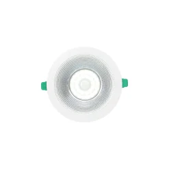 Sylvania LED Downlight Insaver Slim Aluminium Vit 1950lm 70D - 830 Varm Vit | Utskärning 205mm - IP44