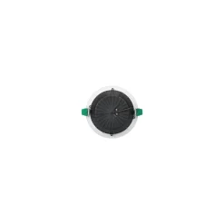 Sylvania LED Downlight Insaver Slim 175 Aluminium Vit 13W 1700lm 70D - 840 Kallvit | Utskärning 175mm - IP44 - Dimbar