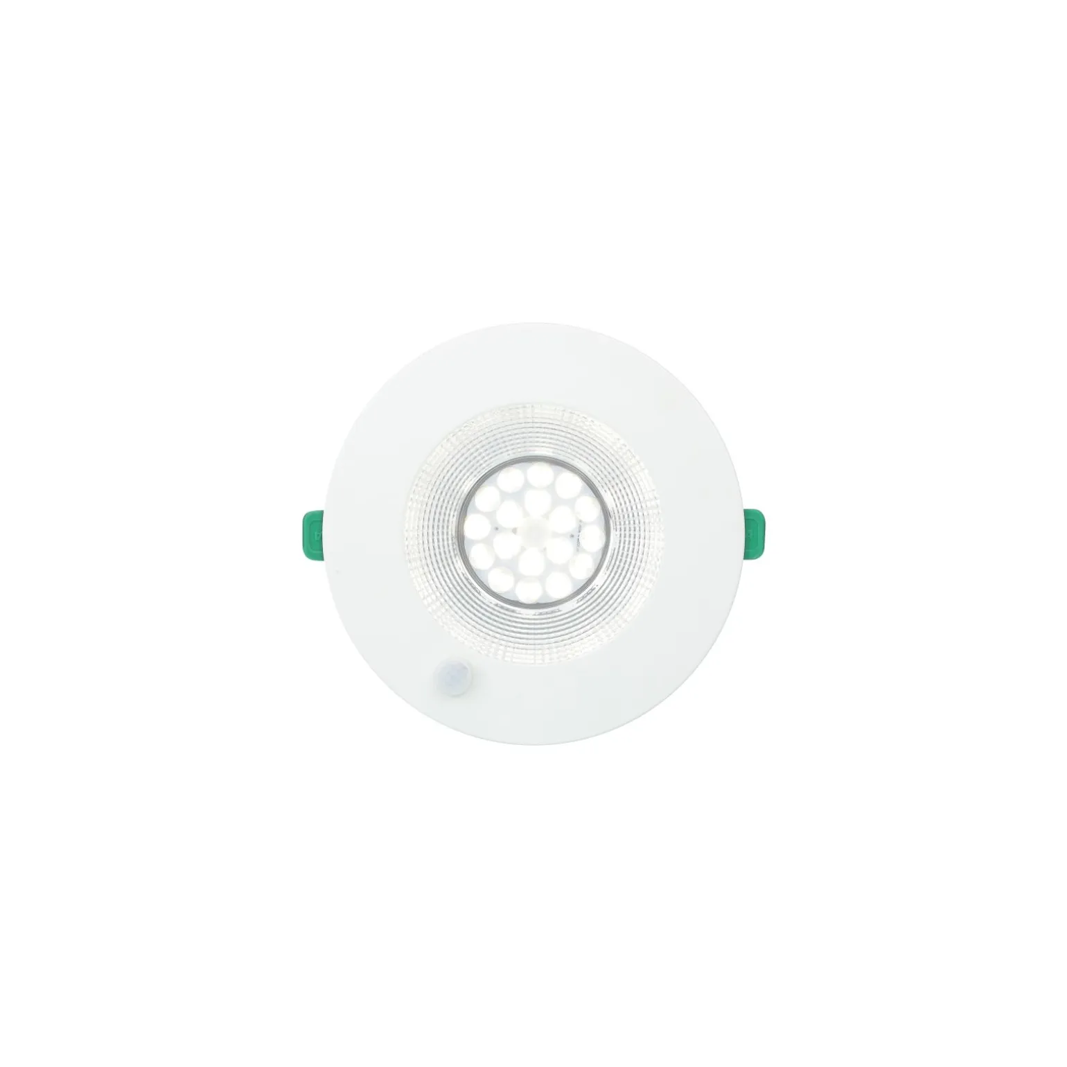 Sylvania LED Downlight Insaver Slim Aluminium Vit 13W 1200lm 70D - 840 Kallvit | Utskärning 175mm - IP44 - UGR <19 - Rörelsesensor