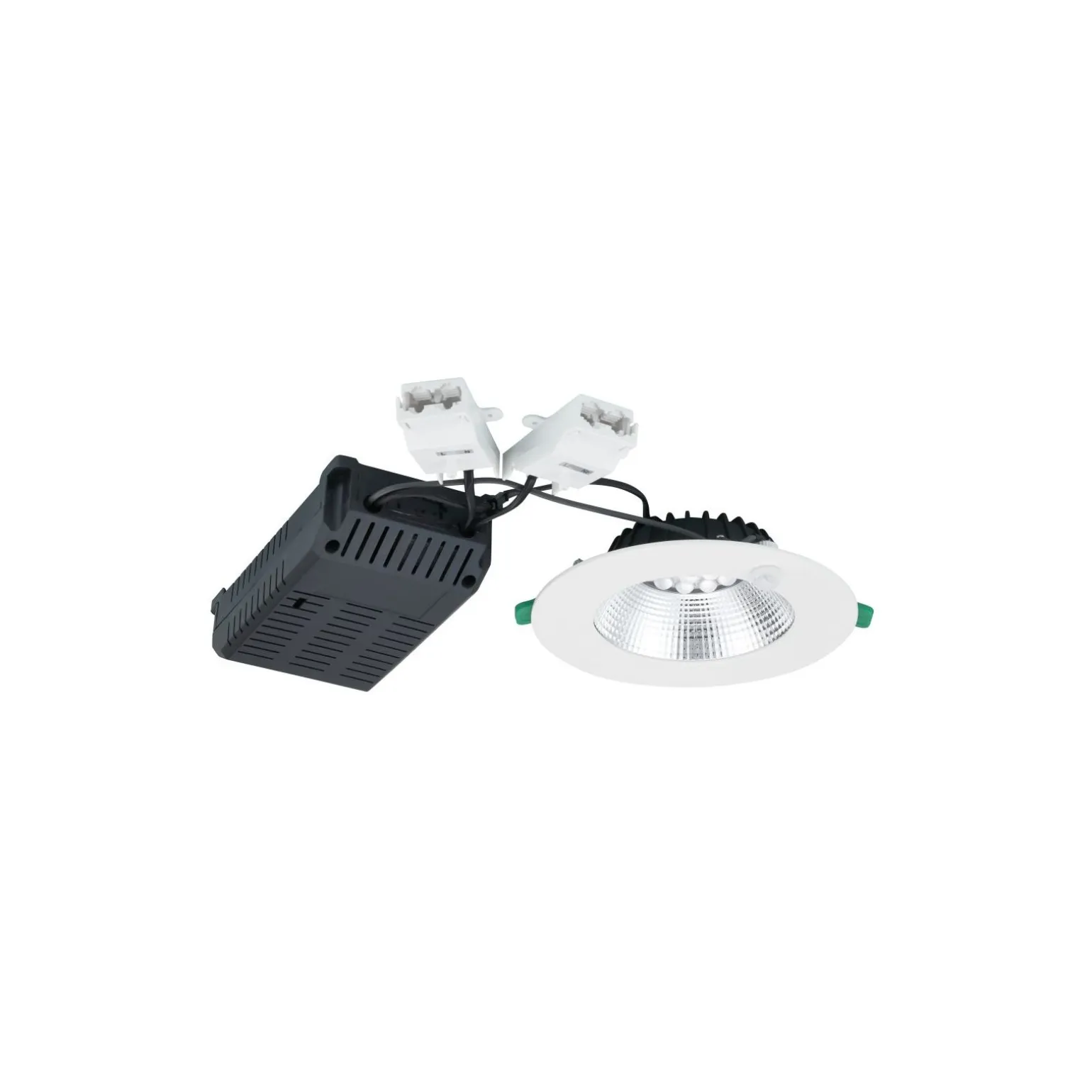 Sylvania LED Downlight Insaver Slim Aluminium Vit 13W 1200lm 70D - 840 Kallvit | Utskärning 175mm - IP44 - UGR <19 - Rörelsesensor