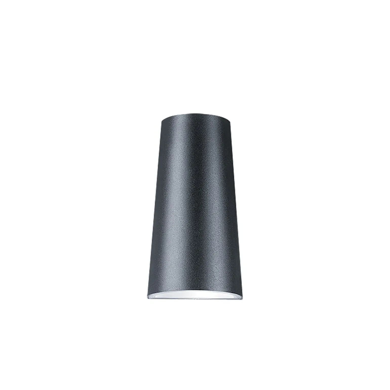 THORNeco Armatur Runda HOLLY Aluminium Svart Up & Down 8W 500lm - 830 Varm Vit